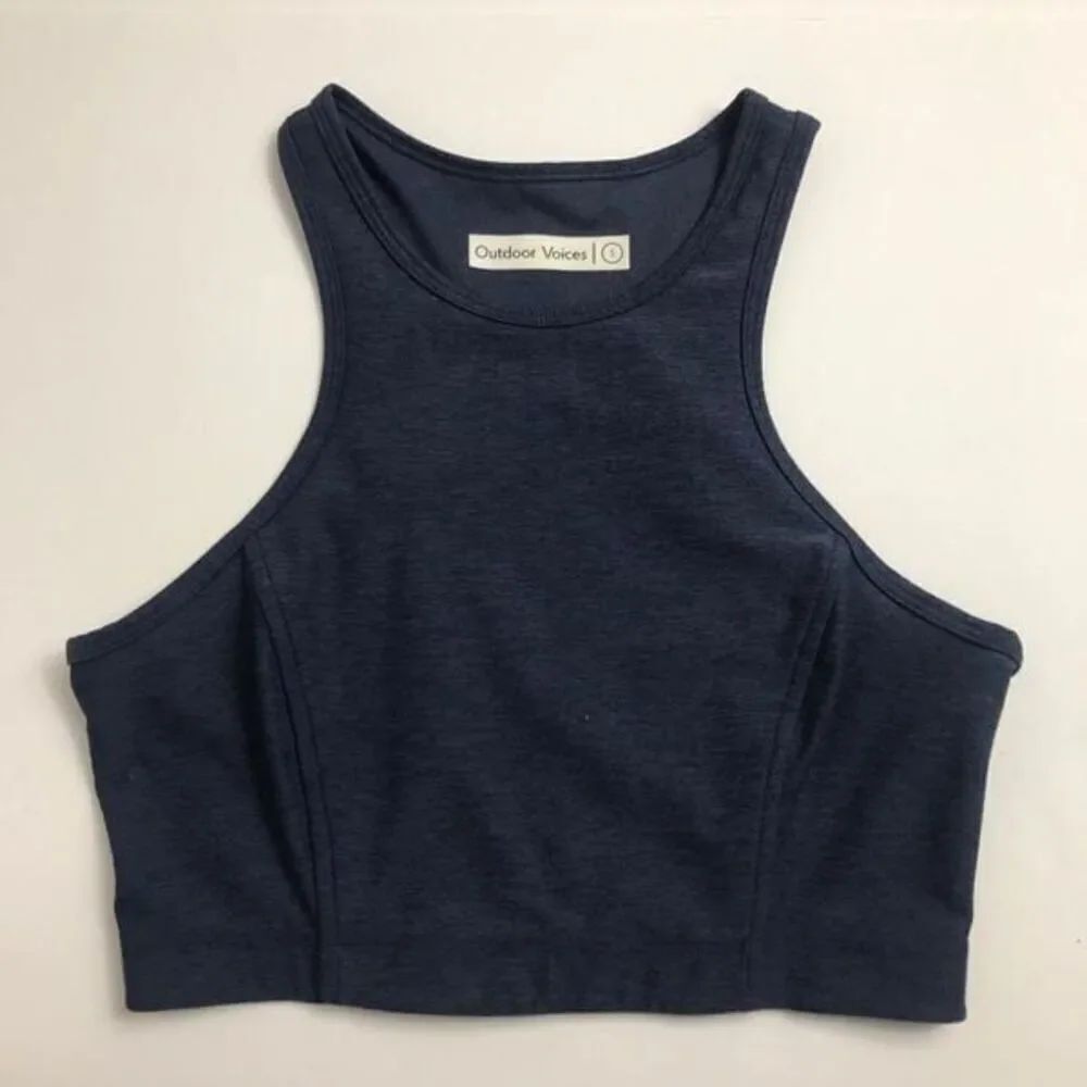 Outdoor voices blue tank top size small 0031